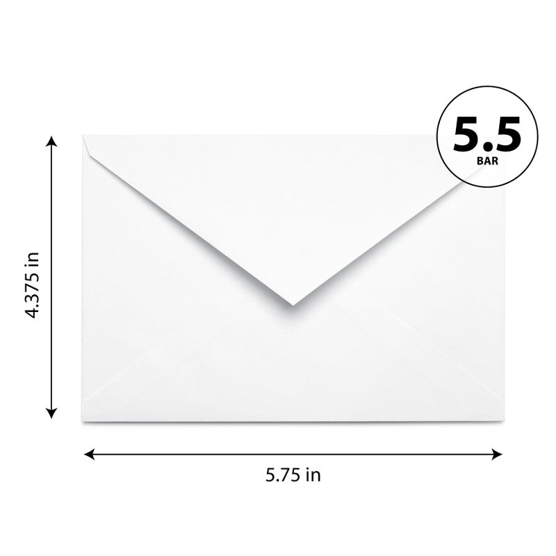 Little Notes by Comptime Monogram Stationery Note Cards - Monogram Thank You Cards (B) - Image 5